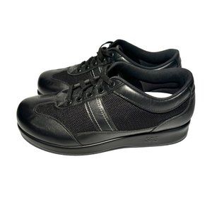 SAS Walking Shoe Black FT Mesh Women’s 7.5 Wide Made In USA